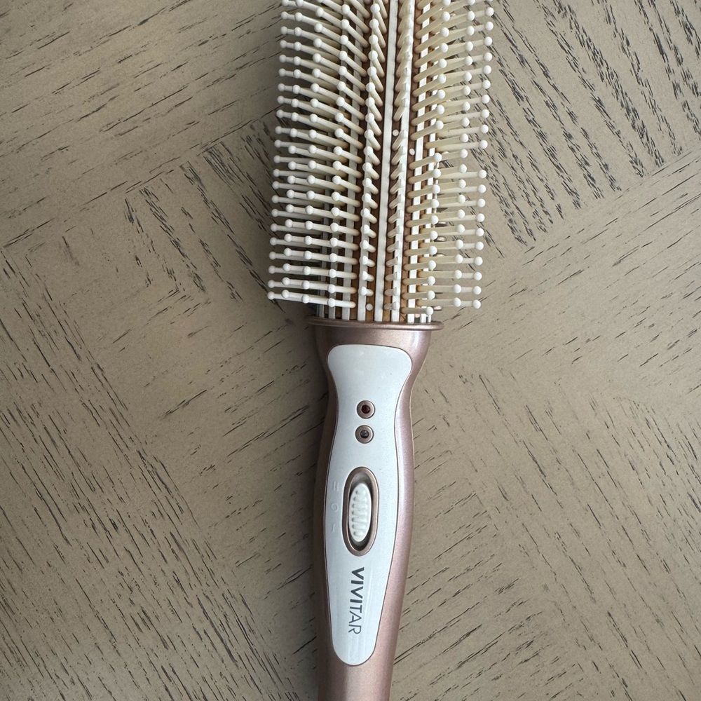 Gold and White Hair Styling Accessory